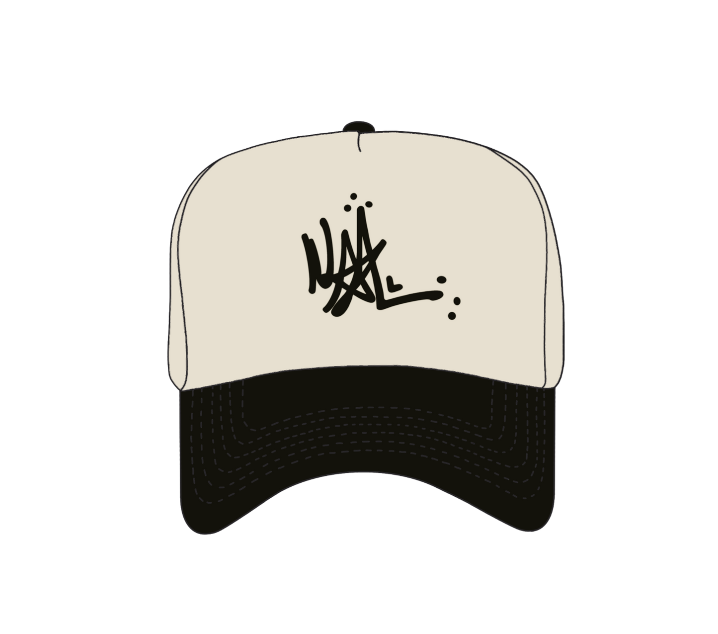 WAL Hat Black /Off white