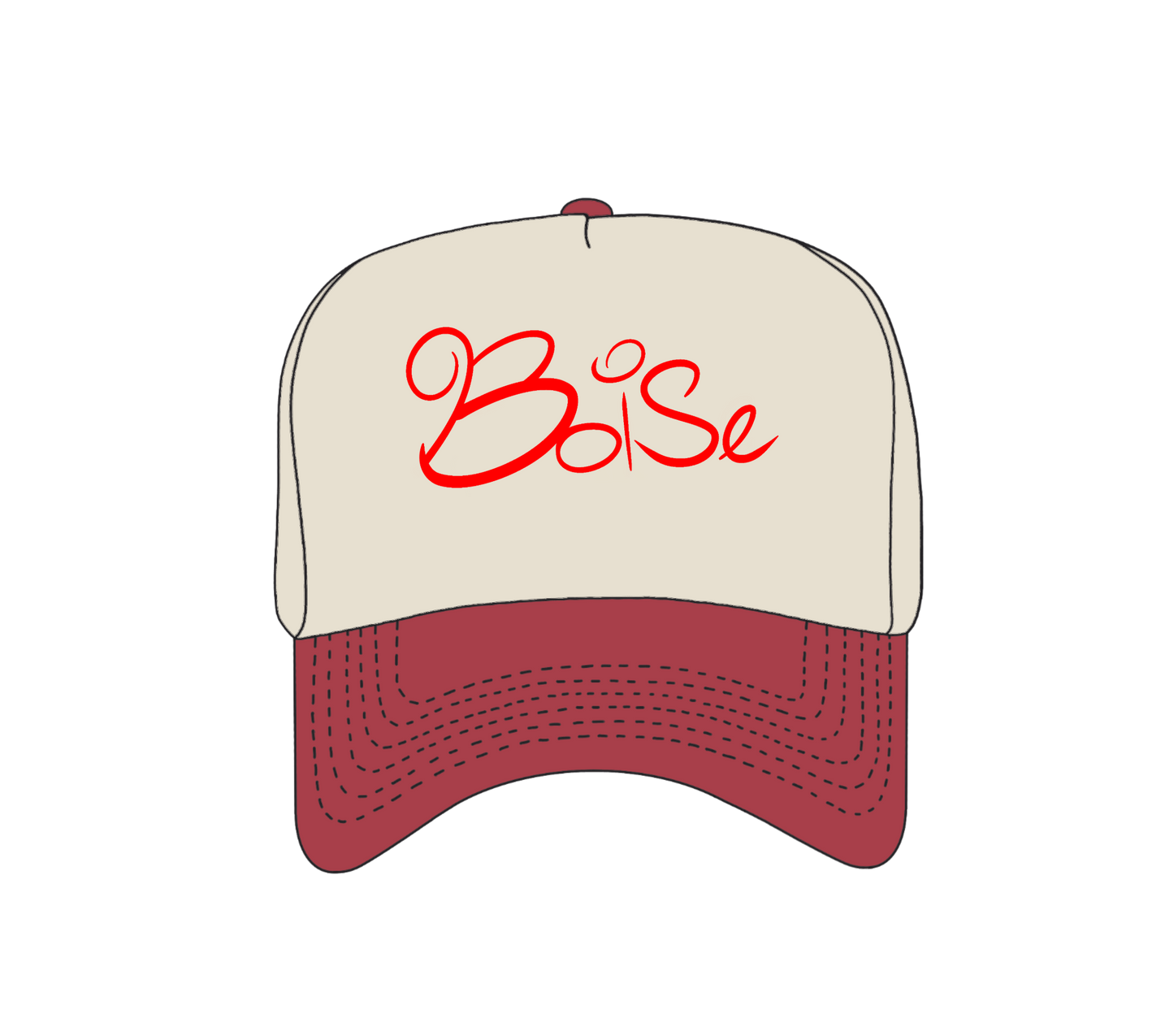 Handwritten Boise Baseball Cap