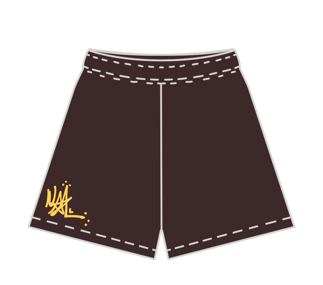 Mesh Shorts Brown