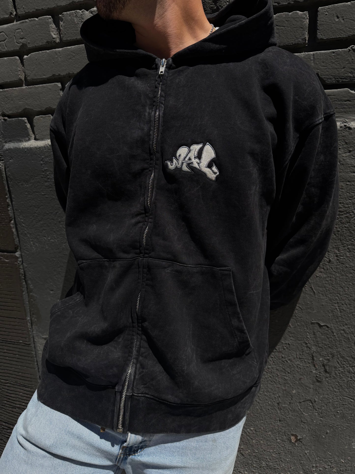 *Mini Logo Embroidered Hoodie