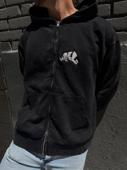 *Mini Logo Embroidered Hoodie
