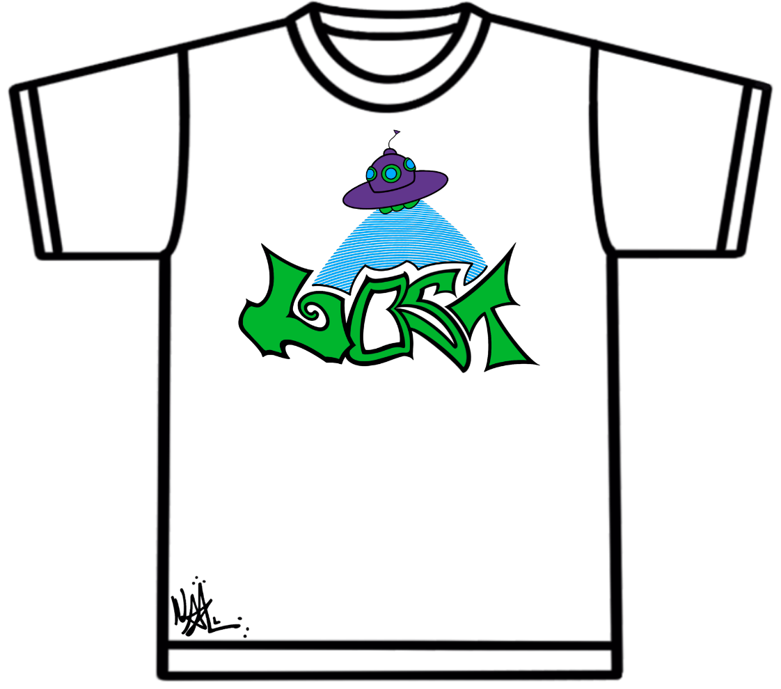 ***LOST UFO t shirt