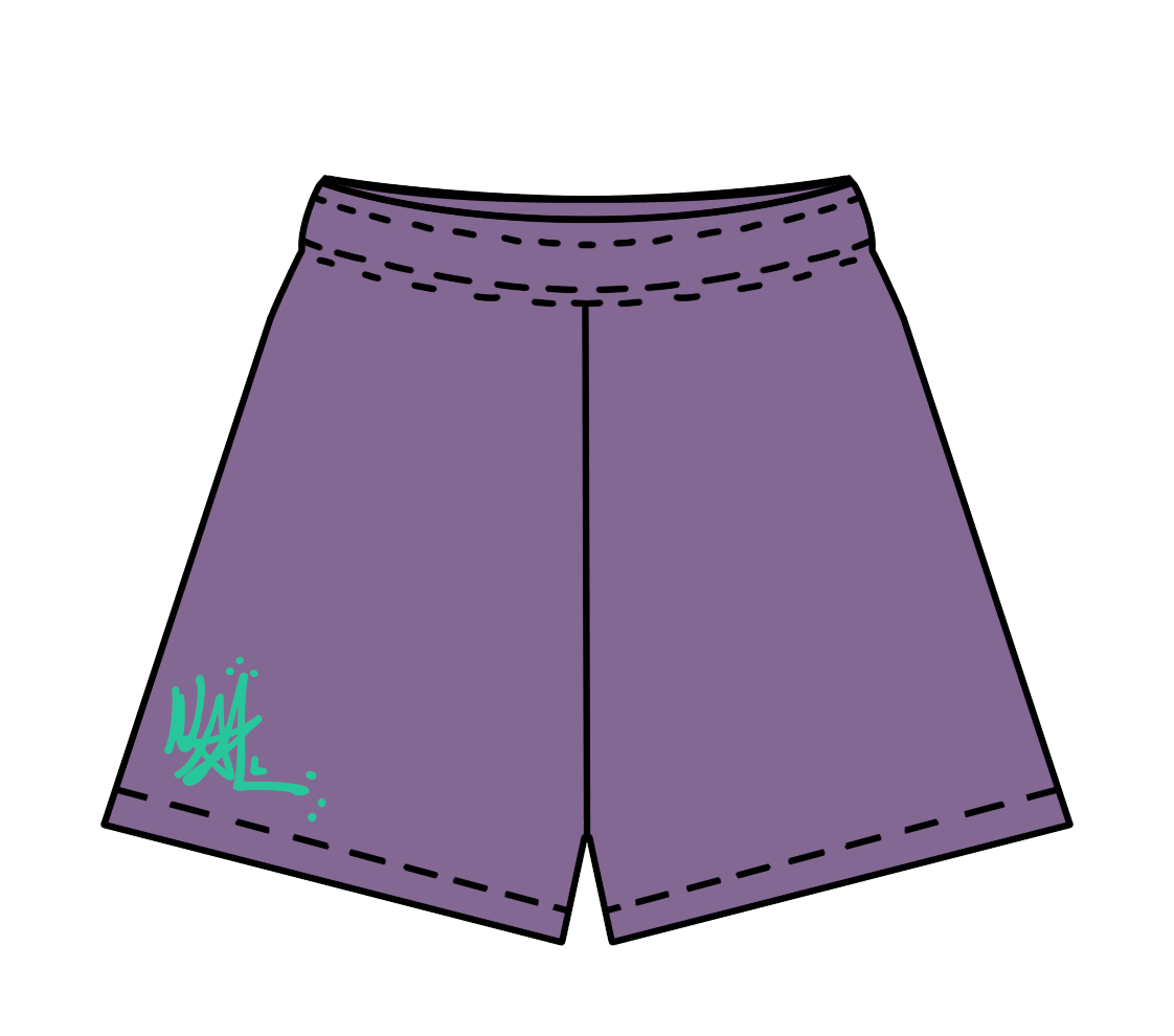 Mesh Shorts Violet